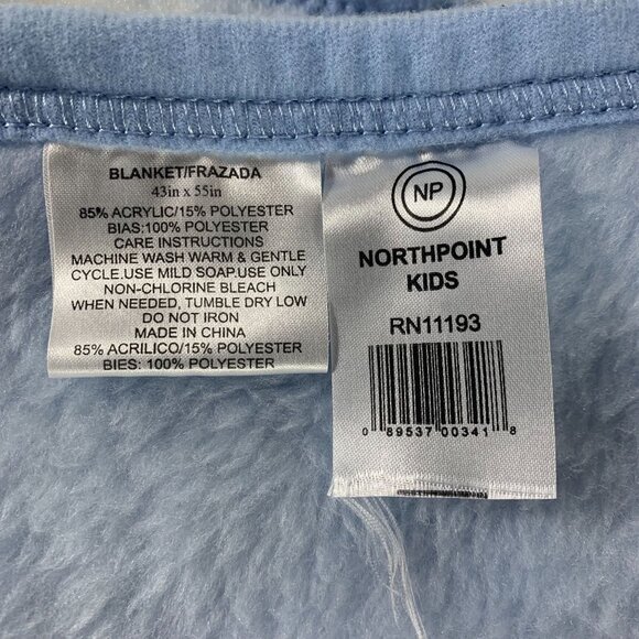 Northpoint Kids Bear & Bunny Soft Baby Blanket 43" x 55" Acrylic/Polyester - Picture 4 of 10